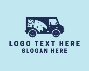 Sparkle Van Cleaning logo design