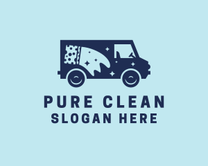 Sparkle Van Cleaning logo design