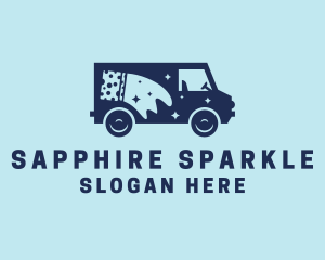 Sparkle Van Cleaning logo design