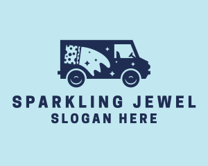 Sparkle Van Cleaning logo design