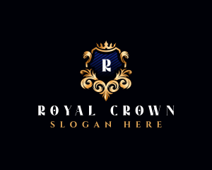 Royal Crown Shield logo design