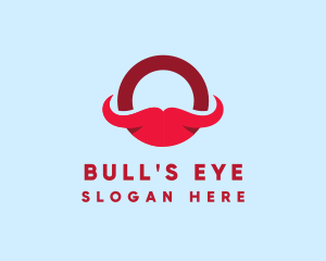 Bull Horns Ring logo design