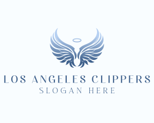 Angel Wings Halo logo design