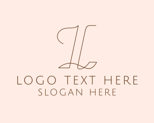 Fashion - Startup Cursive Letter L logo design