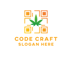 Marijuana Drug Weed logo design