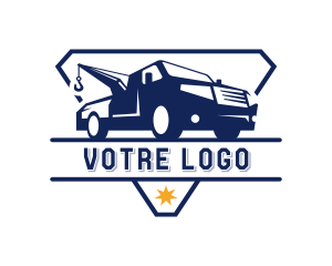 Logistics - Trucking Freight Vehicle logo design