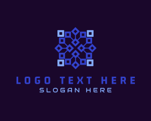 Mobile - Cyber Technology Microchip logo design