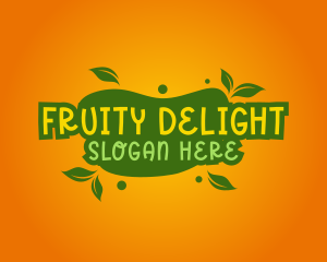 Fruity - Salad Juice Bar logo design