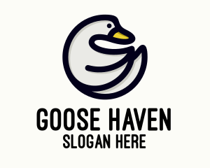 Goose - Grey Duck Farm logo design