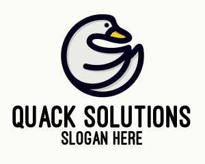 Duck - Grey Duck Farm logo design