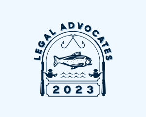 Bait Hook Fishing Logo