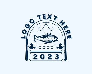 Fishing - Bait Hook Fishing logo design