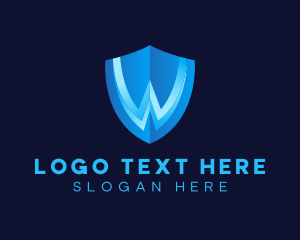 Letter W - Shield Brand Letter W logo design