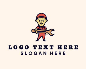 Guy - Wrench Repair Guy logo design