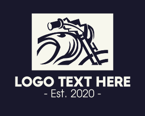 Motorbike - Riding Motorbike Gang logo design