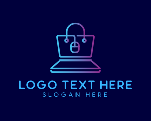Buy - Online Shopping Laptop logo design
