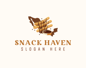 Mexican Churros Snack logo design