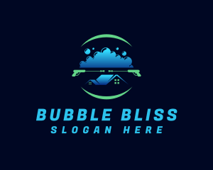 Bubbles - Pressure Washing Bubbles logo design