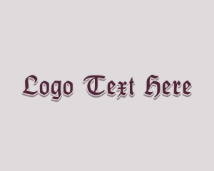 Bar - Gothic Tattoo Business logo design