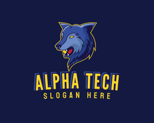 Alpha - Beast Wolf Alpha logo design