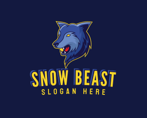 Beast Wolf Alpha logo design