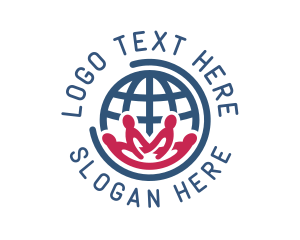 Giving - Global Outsource Company logo design