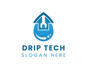 Plumbing Repair House logo design