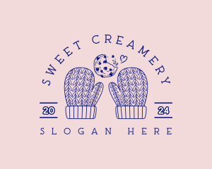 Sweet Cookie Mittens logo design