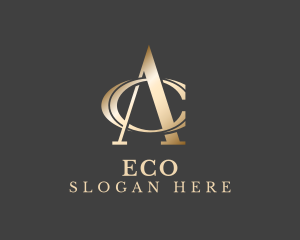 Metallic Luxury Brand Logo