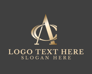 Metallic Luxury Brand Logo