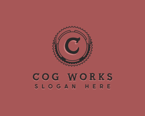 Mechanic Cog Wheel logo design