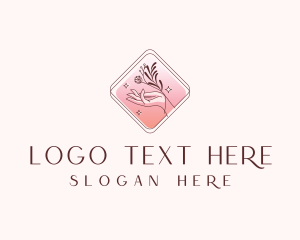 Bloom - Floral Hand Spa logo design