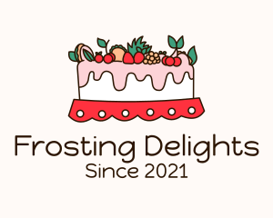 Frosting - Fruity Cake Decoration logo design