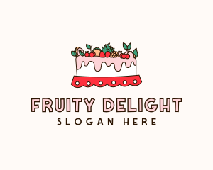 Fruity - Fruity Cake Decoration logo design