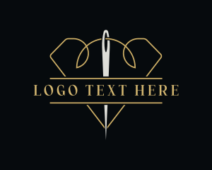 Crochet - Handmade Thread Needle logo design