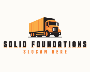 Trucker - Truck Freight Truckload logo design