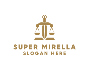 Bronze Legal Sword Logo
