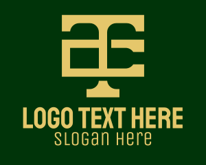 Legal Services - Corporate T & C Monogram logo design