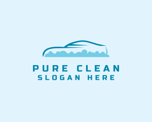 Car Cleaning Bubbles  logo design