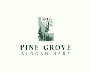 Pine Tree Idaho logo design