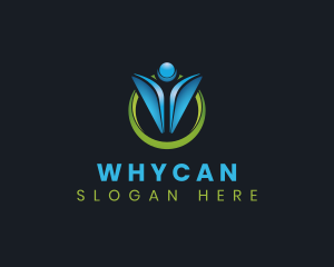 Person - Human Leadership Organization logo design