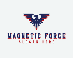 Patriotic American Bird logo design