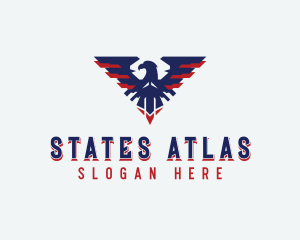 Patriotic American Bird logo design