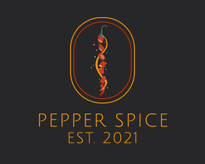 Pepper - Jalapeno Pepper Spice logo design