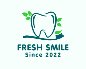 Eco Dental Toothbrush  logo design