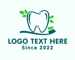 Toothpaste - Eco Dental Toothbrush logo design