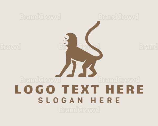 Ape Cartoon Animal Logo | BrandCrowd Logo Maker