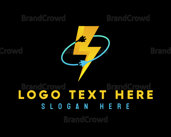 Lightning Bolt Plug Logo