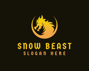 Dragon Beast Character logo design