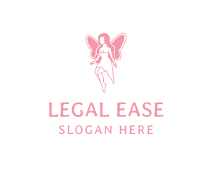 Plastic Surgeon - Fairy Woman Wings logo design